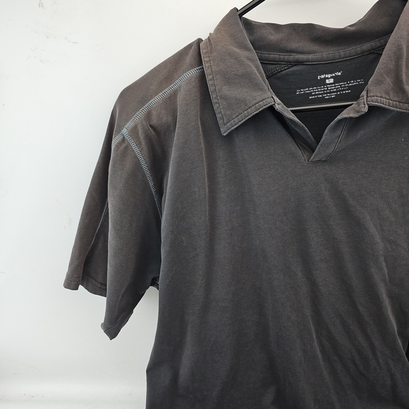 Patagonia Charcoal Polo Shirt - Picture 3 of 5